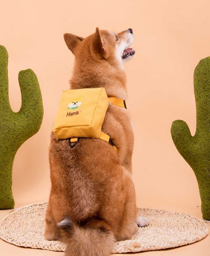 ARNÉS CON MOCHILA PARA PERROS - Pettiemood